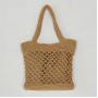 2019 Korean Super Fire Hollow Fishing Net Woven Bag Artistic Small Travel Beach Hand Bill of Lading Shoulder Bags