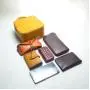Creative Manual Vegetable Tanned Cow Skin Woman's Bag Genuine Leather Cross Body Women's Small Bag Tofu Bags