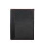 OEM carbon fiber genuine leather boarding travel wallet custom passport holder with gift box