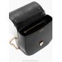 Latest 2017 quality soft leather magnetic lock closure ladies bags