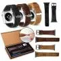 Watch Strap New Arrival Luxury Crazy Horse Leather for Apple Watch OEM/ODM Customize 22mm Calf Leather Watch Band Calfskin 120mm