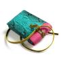 custom luxury genuine snake skin leather mini colorful shoulder crossbody mobile cell phone bags women phone holder handbag