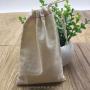4X6 Inch Organic Natural Cotton Muslin Drawstring Bag For Leaf Tea Sachet