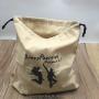 Personalised Cotton Drawstring Ballet Shoe Dust Bag