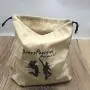 Personalised Cotton Drawstring Ballet Shoe Dust Bag