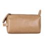 High quality leather make up bag for men customized  men toiletry bag