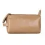 High quality leather make up bag for men customized  men toiletry bag
