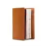 OEM vegan leather passport holder cover RFID