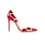 Women's Pointed-Toe European Elegance Color Pump Stiletto Sexy High Heels With Printing