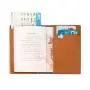 OEM vegan leather passport holder cover RFID