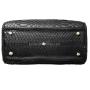 OEM ODM Jranter Luxury Customized Genuine Real Snake Skin  Leather Pillow Travel Gym Duffle Bags Handbags