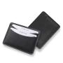 Customized embossed logo oil leather atm card holder credit card holder slim wallets