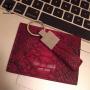 Luxury fashion 100% real snak skin leather credit card case/double sided business card holder