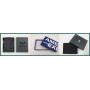 Endurable nice PU leather wallet card holder small card holder pouch with zipper