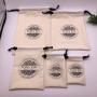 Wholesale Eco Muslin Cotton Linen Gift Packaging Pouch Customized Organic Cotton Drawstring Bag