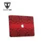 Luxury genuine snake skin leather case for Mackbook air cover 11" 12"13" 15"