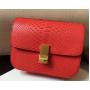 Sacoche Femme Custom Made High End Luxury designer Genuine Snake Skin Womens Square Crossbody Flap Bag Handbag For Women