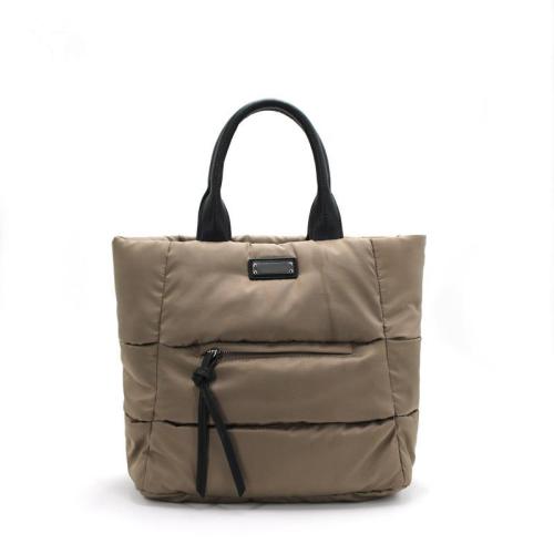 Wholesale winter oxford tote bag with low moq high quality quilted ODM handbag women padding handbags