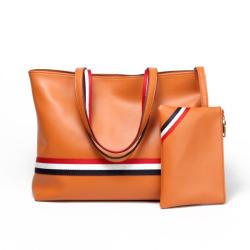 China suppliers travel clutch tote handbag sets woman hand brand custom clutch leather tote bag