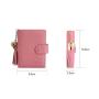 Women Tassel Zipper card holder Short Leather card holder wallet with PVC inner page