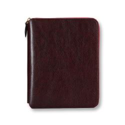 Custom Zipper Notepad Multi-functional Leather Notebook Work Book 80 Sheets Printed Promotion