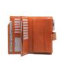 Wholesale women long wallet vegetable tanned leather women Clutch wallet