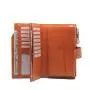 Wholesale women long wallet vegetable tanned leather women Clutch wallet