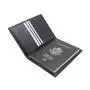 High quality Leather passport holder gift men's passport holder with logo embossing