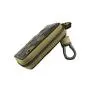 Fashion Real Cowhide Leather Car Key Pouch Unisex Zipper Car Key Bag With Car Key Ring