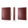 Leather organizer planner Men's Document bag Leather gift Organizer