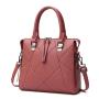 Factory guangzhou women leather handbag trendy custom logo hand bag