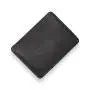 Customized embossed logo oil leather atm card holder credit card holder slim wallets