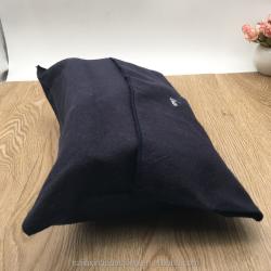 Dark Blue Cotton Flannel Dust Bag Covers For Handbags