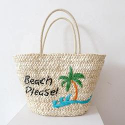 Summer Beach Handbags Women Large Tote Bag Rattan Straw Shoulder Handbag Stylish And Simple Women's Bags