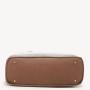 Travel outdoor gym bag metal hardware shoes compartment handle shoulder PU leather weekender