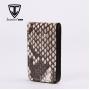 Custom Fashion Real Snake Skin Leather Wallet Magnetic Money Clip
