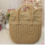 Wholesale Women Natural Chic Hand Woven Rattan Straw Handbags Handmade Summer Shopping Bags