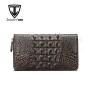 Wholesale Personalized Design Genuine Crocodile Skin Leather Clutch Bags for Men
