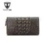 Wholesale Personalized Design Genuine Crocodile Skin Leather Clutch Bags for Men