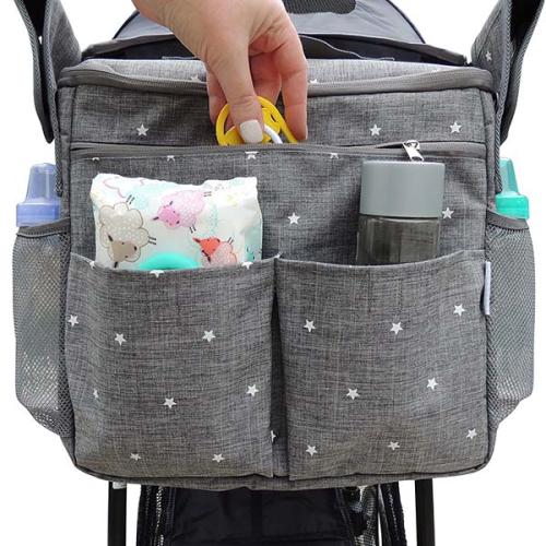 Fits babay all sizes removable shoulder strap for carrying organizer Bag