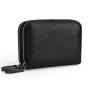 Stylish men and women Double zipper card holder Rfid anti-magnetic organ wallet