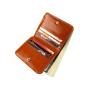 RFID Leather Wallet Ladies Short Oil Wax Leather Wallet