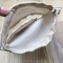 Jute Drawstring Pouch With Transparent Window For Dog Food
