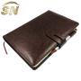 Fancy Agenda organizer planner leather notebook with pen holder