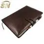 Fancy Agenda organizer planner leather notebook with pen holder