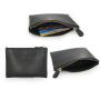 Endurable nice PU leather wallet card holder small card holder pouch with zipper