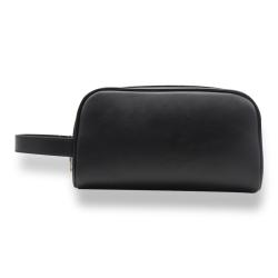 Customs design leather make up cosmetic bag with logo