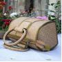 Fashion Women Rattan Straw Handbag Woven Summer Beach Large Shopping Tote Bags Rattan Purse