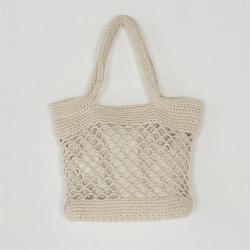 2019 Korean Super Fire Hollow Fishing Net Woven Bag Artistic Small Travel Beach Hand Bill of Lading Shoulder Bags