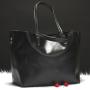 OEM ODM Customized Newest classic ashion genuine Cowhide Split leather woman's never full tote bag womens handbag leather